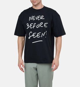 Text Print Crewneck T-shirt