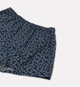 Zimmerli Of Switzerland Cotton All-over Print Boxer Shorts, Blue, M, Packshot View