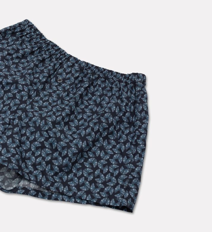 Zimmerli Of Switzerland Cotton All-over Print Boxer Shorts, Blue, M, Packshot View