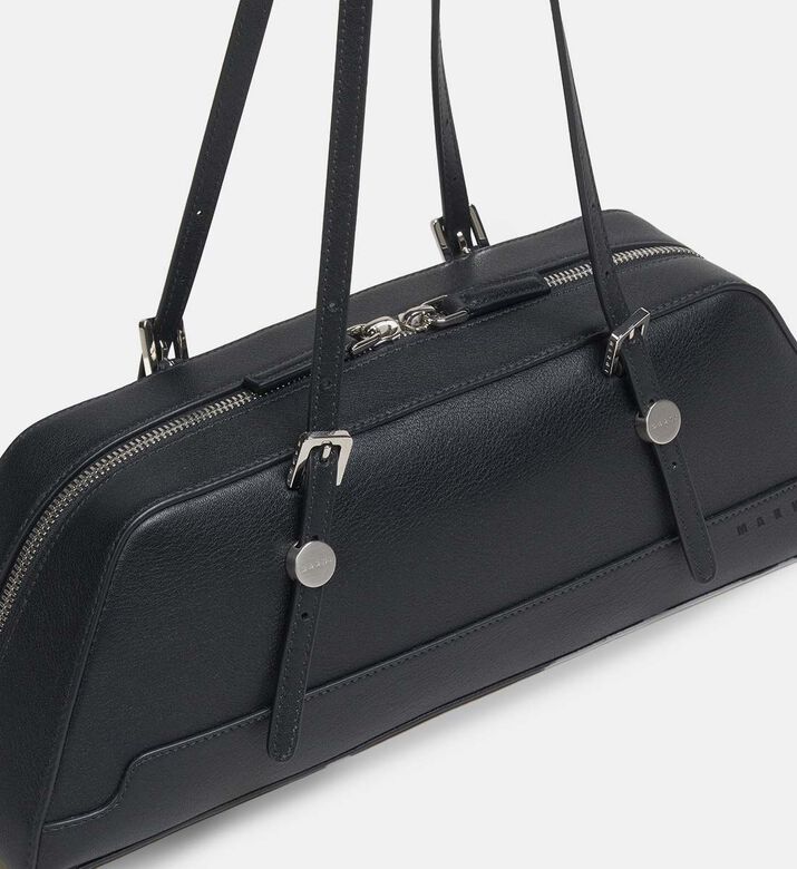 حقيبة كتف بمقبض علوي جلد