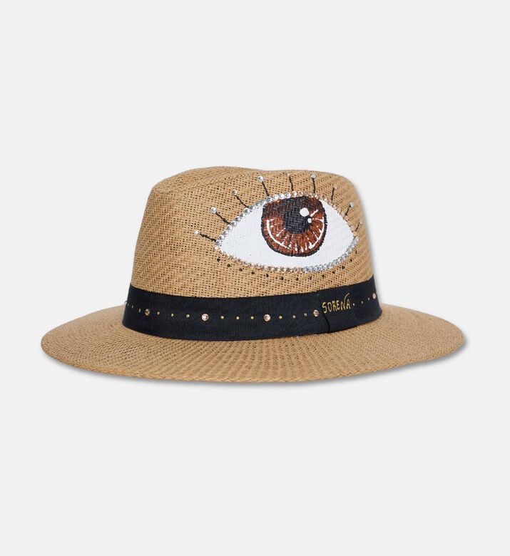 Sorena Hand-painted Evil Eye Hat, Packshot View
