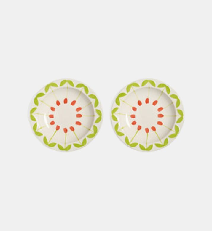 مجموعة أوعية فولكلورية كبيرة قطعتين