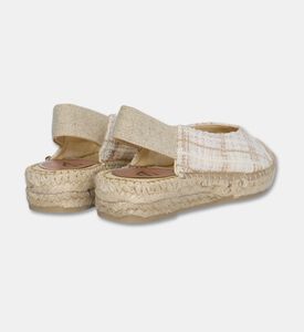 Salvi Tweed Slingback Espadrille Flat, Packshot View