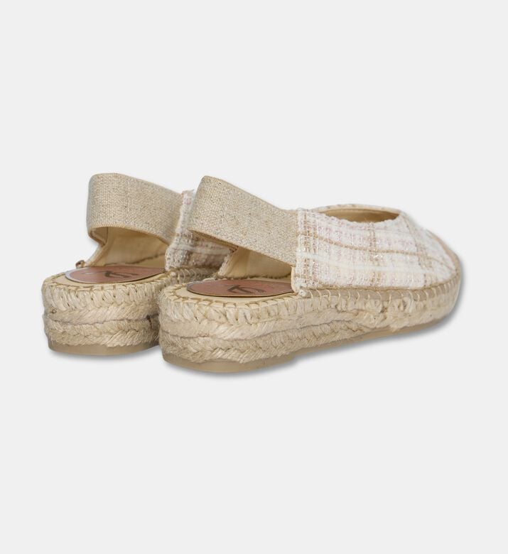 Salvi Tweed Slingback Espadrille Flat, Packshot View
