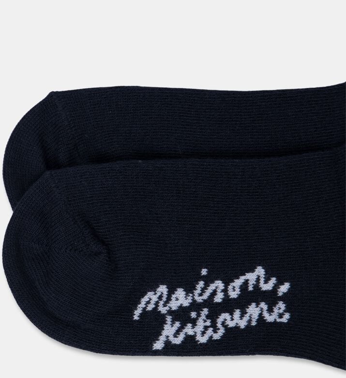 Maison Kitsune Socks Fox, Navy, S, Packshot View