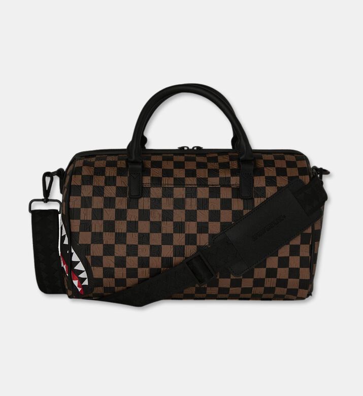 Sprayground Checkered-print Top Handle Mini Duffle Bag, Packshot View
