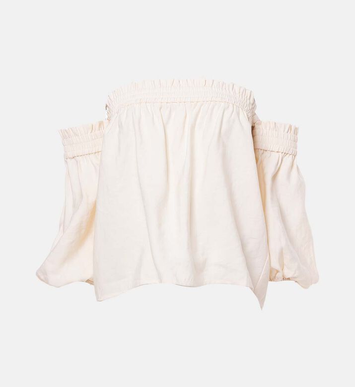 Off-shoulder Regular-fit Blouse