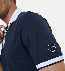 Hackett London Logo-print Short-sleeve Polo Shirt, Model View