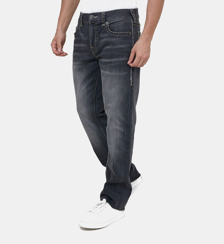 Straight-leg 5-pockets Denim Pants