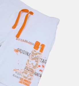 Logo-print Elastic Waistband Shorts Logo-print Elastic Waistband Shorts