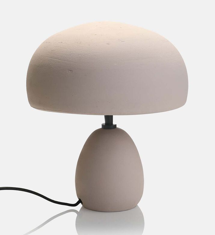Home Deco and More Kumaar Iron Terracotta Table Lamp, Light-blue, Packshot View
