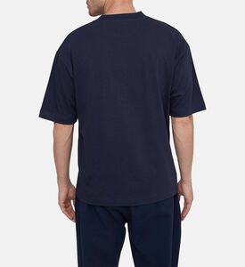 Cotton Chest Logo Crewneck T-shirt