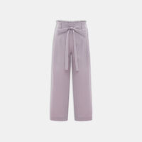 Shamma Self-belted Linen Trousers