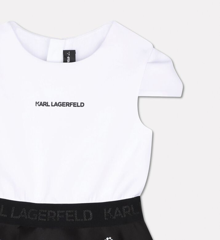 Karl Lagerfeld Cap Sleeve Scuba Skirt Dress, Packshot View