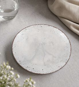 Spal Blend Simple Cinza Desert Plate, Model View