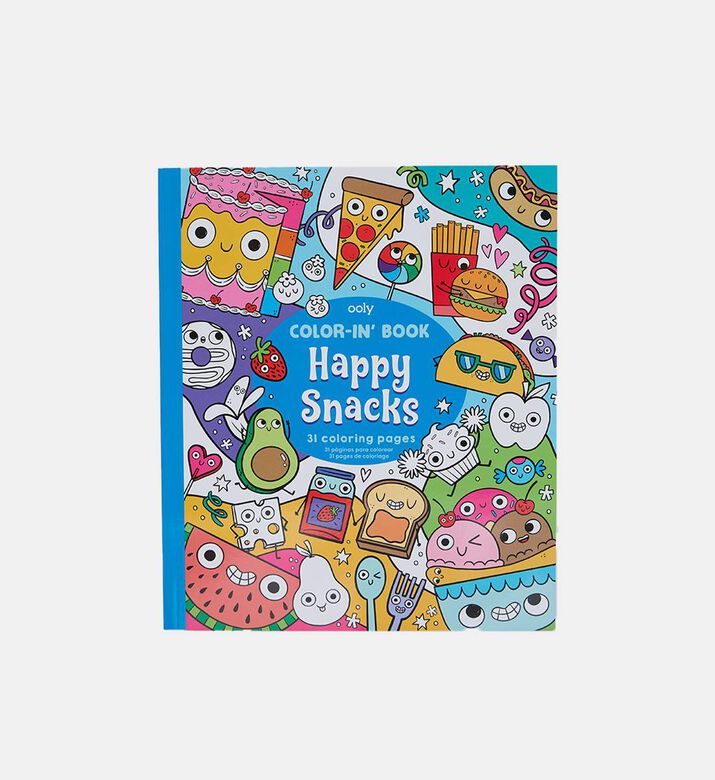 Happy Snacks Coloring Book
