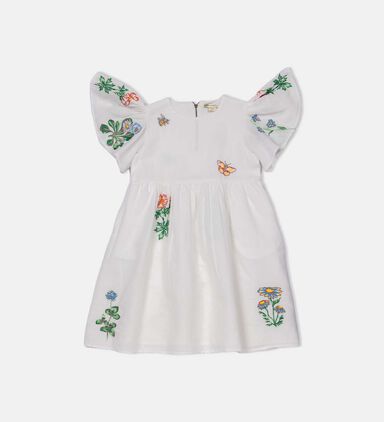 Ruffle Short-sleeve T-shirt Dress