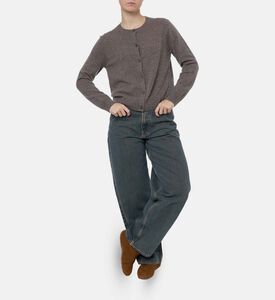Samsoe Saboston Knit Cropped Cardigan, Model View