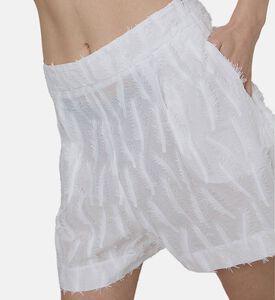 شورت بحزام خصر مطاطي