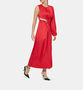 One-shoulder Cut-out Maxi Dress One-shoulder Cut-out Maxi Dress