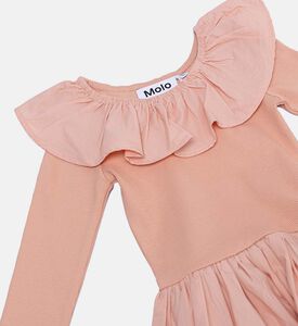 فستان سيل بياقة مكشكشة