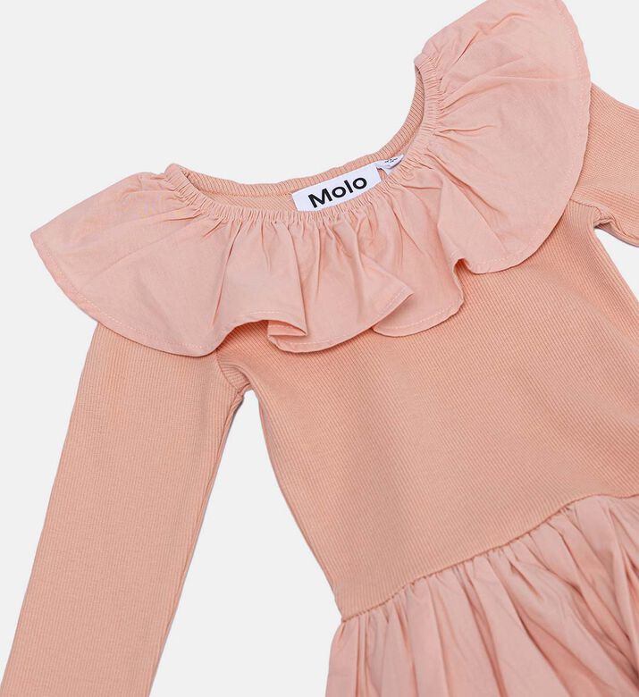 Cille Ruffled Collar Dress