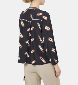 بلوزة كابيلا بأكمام طويلة