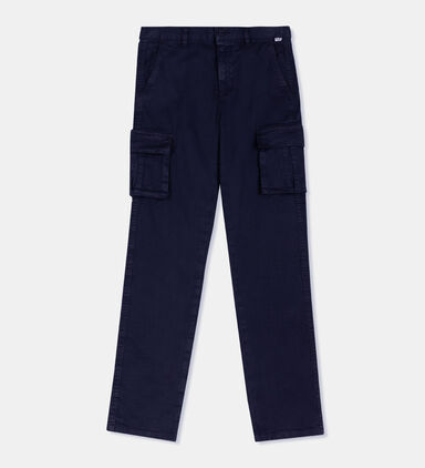 Stretch Cotton Cargo Trousers
