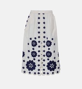 High-waisted Flared Midi Skirt High-waisted Flared Midi Skirt