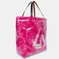 North South Faux Fur Tote Bag