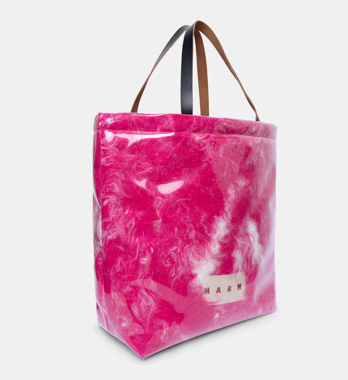 North South Faux Fur Tote Bag North South Faux Fur Tote Bag