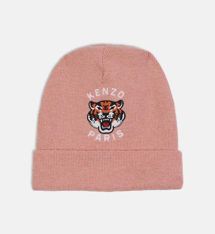 Knitted Logo-embroidery Pull-on Hat