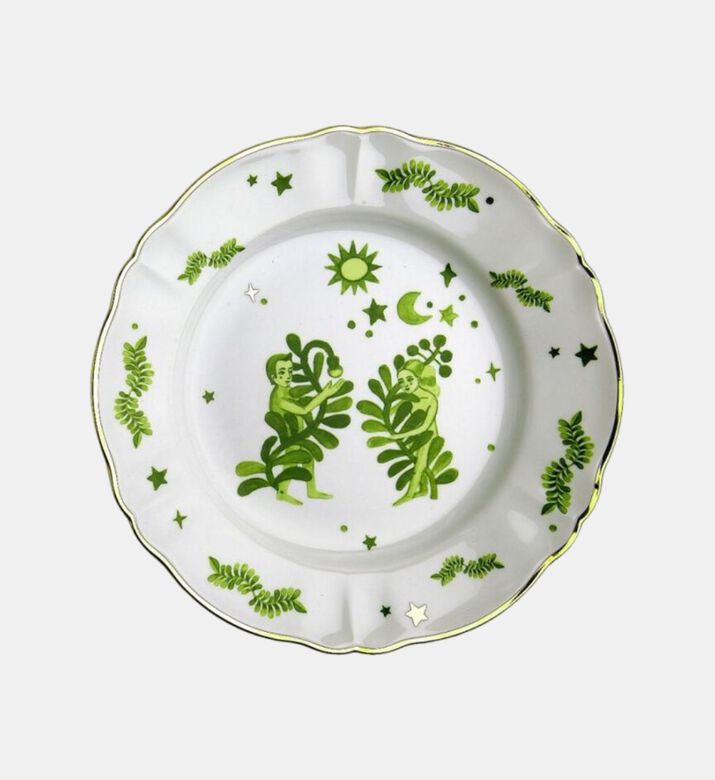 رجل امرأة الخزف لوحة الأزهار