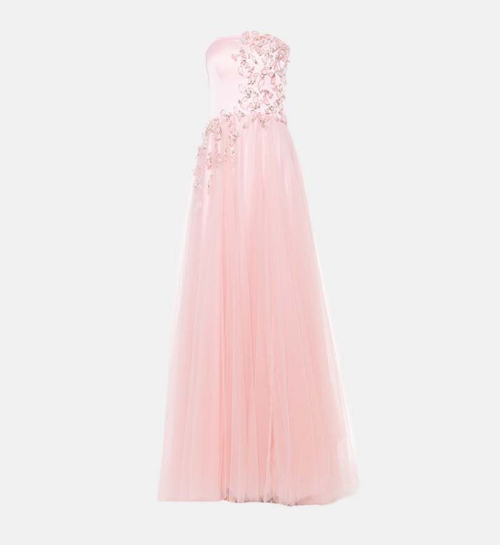 Embellished Bodice Maxi Gown