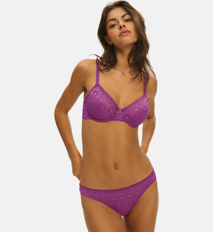 Floral French Lace Tanga