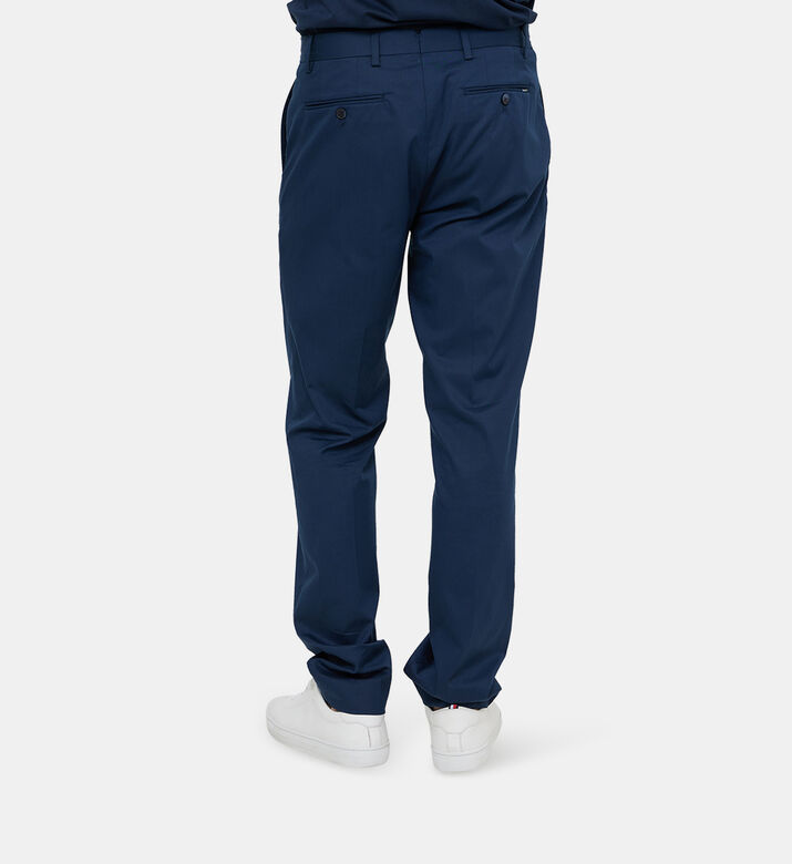 Cotton Straight-leg Chino Pants