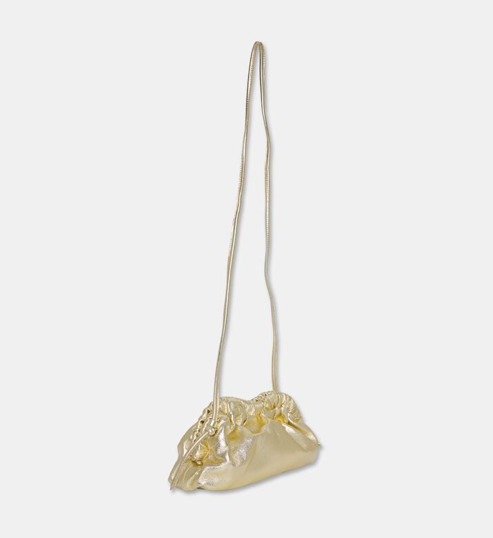 Mansur Gavriel Bag Mini Cloud Clutch, Gold, Packshot View