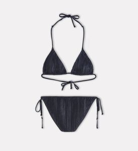 Reborn Shimmer Side Drawstrings Bikini Set, Packshot View