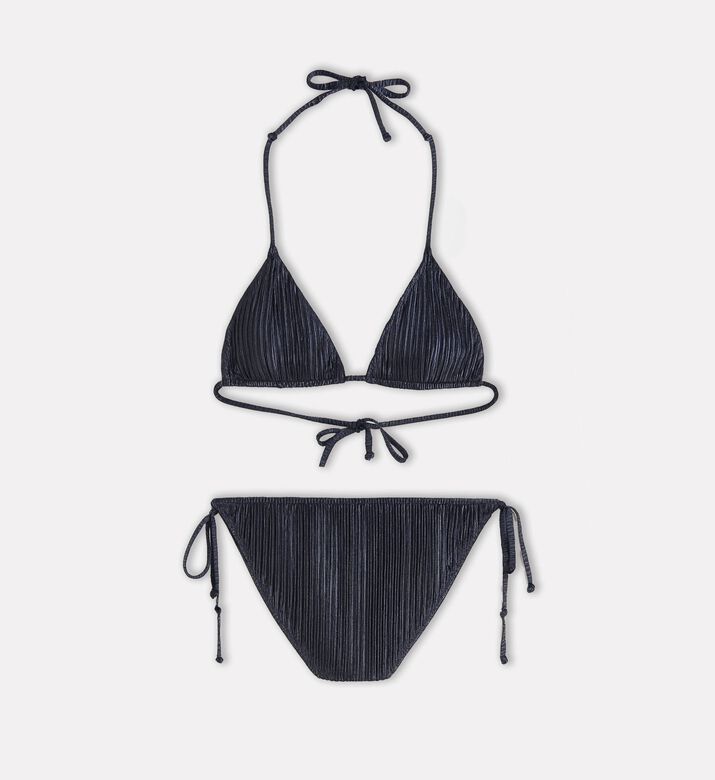 Reborn Shimmer Side Drawstrings Bikini Set, Packshot View