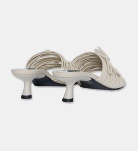 Alohas Viva Slip-on Sabot Mules, Cream, Eu-37, Packshot View