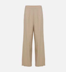 Pleated Front High-waisted Trousers