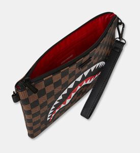 Sprayground Checkered Pattern Crossover Clutch Bag, Packshot View