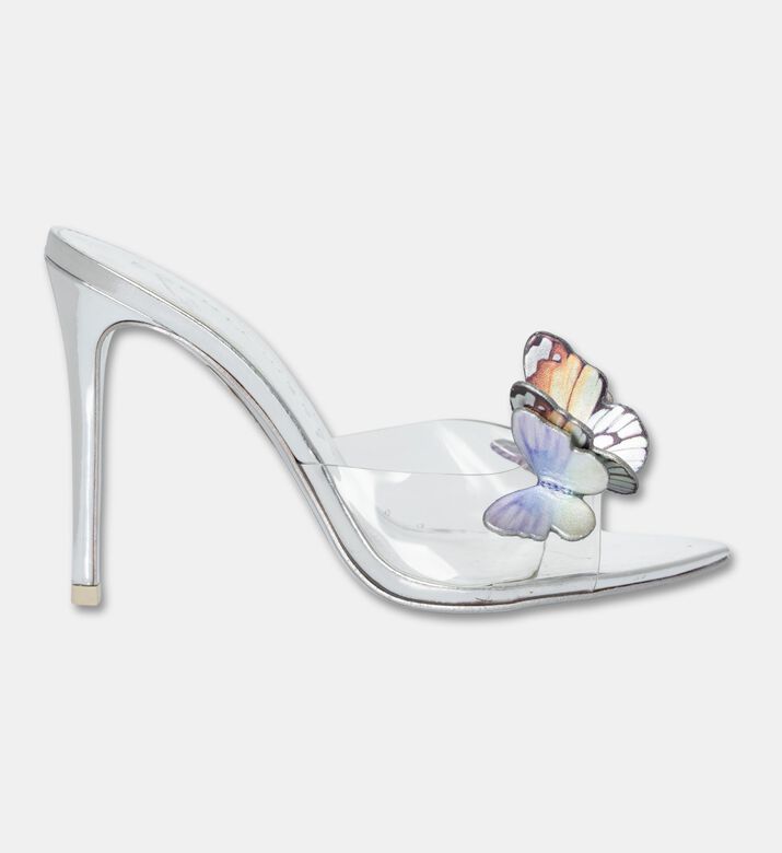 Sophia Webster Vanessa Pointed-toe Mules, Silver, Eu-39, Packshot View