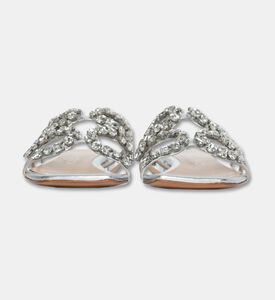 Albano Shoes Flat Stones, Silver, Eu-41, Packshot View
