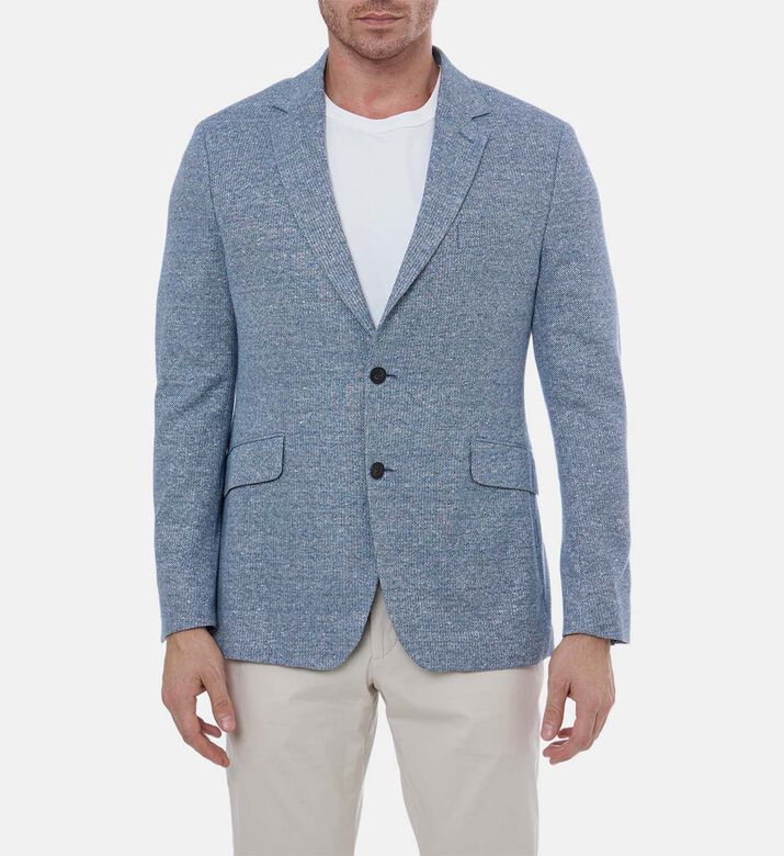 Waffle Tailored-fit Blazer