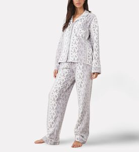 DKNY Fleece Logo Pajama Set, Model View