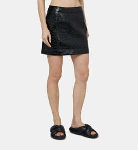 Faux Leather Mini Skirt