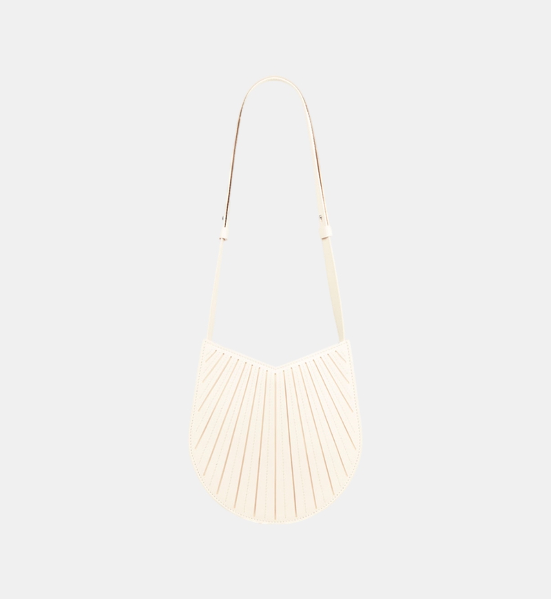 Balancier Calf Leather Pleated Handbag
