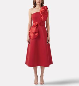 Savanna Dress Mini, Red, S, Model View