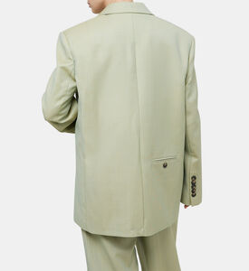 Jacquard Wool Single-breasted Blazer Jacquard Wool Single-breasted Blazer